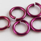 6mm Color Mix Niobium Jump Ring 20 Gauge (96 Pcs) #NFX015-6-General Bead