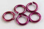 6mm Color Mix Niobium Jump Ring 20 Gauge (96 Pcs) #NFX015-6-General Bead