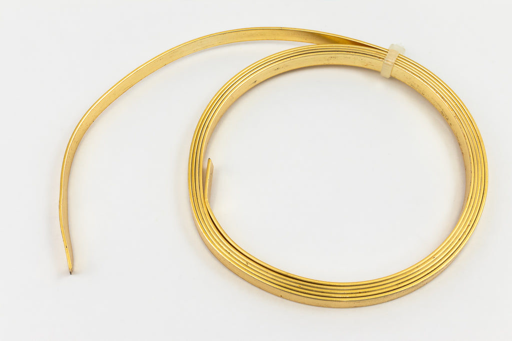 Flat Artistic Wire - Non Tarnish Silver Plate, Antique Brass, Rose Gold  Color, Gold Color, Bare Copper