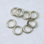 4mm Antique Silver Soldered Jump Ring 18 Gauge #RJF036-General Bead