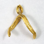 20mm Gold Two Prong Glue-On Bail-General Bead