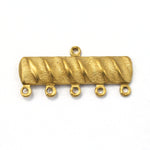 32mm Brass Five Loop Connector-General Bead