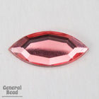 8mm x 18mm Rose Navette (4 Pcs) #3882-General Bead