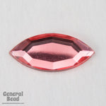 8mm x 18mm Rose Navette (4 Pcs) #3882-General Bead