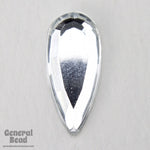 8mm x 18mm Crystal Faceted Teardrop (4 Pcs) #3899-General Bead