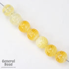 8mm Yellow Stripe Bead-General Bead