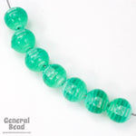 8mm Sea Foam Stripe Bead-General Bead