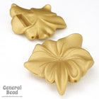 40mm x 50mm Matte Gold Flower-General Bead