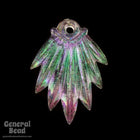 25mm Crystal AB Lucite Deco Fan-General Bead