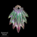 25mm Crystal AB Lucite Deco Fan-General Bead