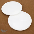 50mm White Round Blank-General Bead