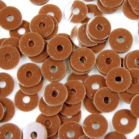 4mm Brown Sequin (1000 Pcs) #498-General Bead