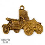 24mm Antique Brass Model T Charm (2 Pcs) #5473-General Bead