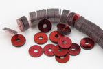 4mm Vintage Metallic Cranberry Flat Sequin (1000 Pcs) #6525-General Bead
