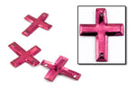 14mm x 18mm Vintage Wine Cross Sequin (25 pcs) #6650-General Bead