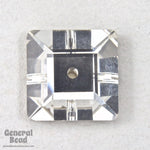 Swarovski 3400 10mm Crystal Square Sew-On-General Bead