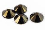 Swarovski 2058/2088 Jet Nut Flatback Rhinestone (5ss, 7ss, 9ss, 12ss, 16ss, 20ss, 30ss, 34ss)-General Bead