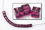 Swarovski 5601 Amethyst Cube Bead-General Bead