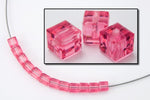 Swarovski 5601 Rose Cube Bead-General Bead