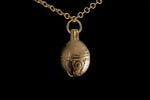 20mm Brass Bell with Tiger Face (4 Pcs)