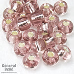 6/0 Silver Lined Light Amethyst Taiwanese Seed Bead-General Bead