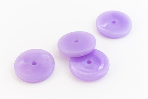 14mm Lilac Rondelle (10 Pcs) #UP189-General Bead