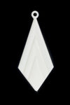 50mm Opaque White Deco Kite Drop (2 Pcs) #UP226-General Bead