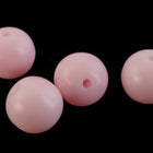 4mm Light Pink Round Lucite Bead (10 Pcs) #UP265-General Bead