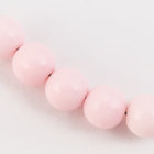 4mm Light Pink Round Lucite Bead (10 Pcs) #UP265-General Bead