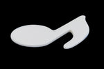 50mm x 68mm Opaque White Music Note Blank #UP301-General Bead