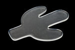 55mm x 74mm Clear Cactus Blank #UP326-General Bead