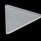 45mm Matte Clear Triangle Blank #UP335-General Bead
