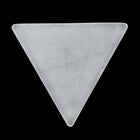45mm Matte Clear Triangle Blank #UP335-General Bead