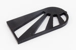 50mm x 25mm Black "Stained Glass Window" #UP354-General Bead