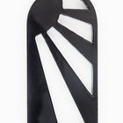 50mm x 25mm Black "Stained Glass Window" #UP354-General Bead
