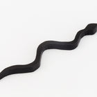 57mm Opaque Black Snake (2 Pcs) #UP382-General Bead