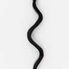 57mm Opaque Black Snake (2 Pcs) #UP382-General Bead