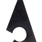 45mm Black Open Cut Triangle Blank #UP398-General Bead