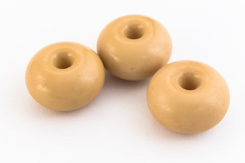 16mm x 13mm Beige Donut (4 Pcs) #UP462-General Bead