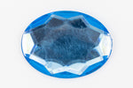 30mm x 40mm Faceted Light Sapphire Oval Cabochon #UP504-General Bead