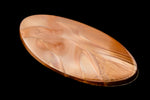 65mm Matte Brown Pearl Oval Saddle Cabochon #UP562-General Bead