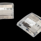 14mm Crystal Square Cabochon (2 Pcs) #UP610-General Bead