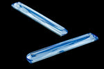 6mm x 33mm Light Sapphire Point Back Bar Cabochon (2 Pcs) #UP621-General Bead