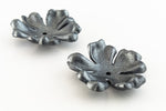 32mm Matte Gunmetal Flower (2 Pcs) #UP672-General Bead
