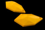 43mm x 20mm Opaque Squash Faceted Teardrop #UP688-General Bead