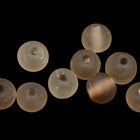 4.5mm Matte Warm Gray Round Bead Mix (50 Pcs) #UPG255