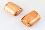 30mm Copper Trapezoid 2 Hole Bead (2 Pcs) #WMS017-General Bead