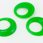 35mm Opal Kelly Green Lucite Hoop (2 Pcs) #WMS031-General Bead