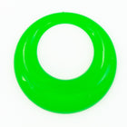35mm Opal Kelly Green Lucite Hoop (2 Pcs) #WMS031-General Bead
