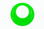 35mm Opal Kelly Green Lucite Hoop (2 Pcs) #WMS031-General Bead